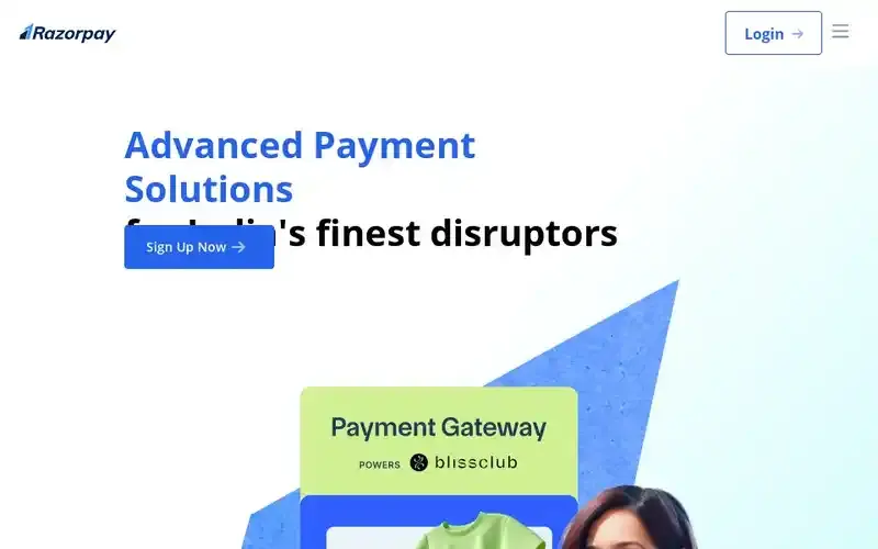 Razorpay Landing Page Clone